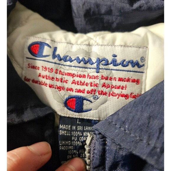 Vintage Michigan Wolverines Champion Coat Size L - Picture 9 of 9